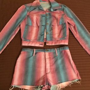 Genuine Levi’s jacket and shorts